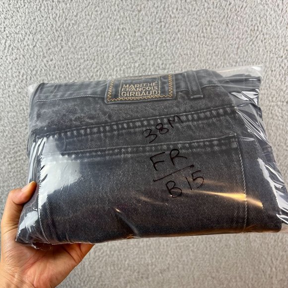 Marithe Francois Girbaud vintage Black relaxed fit jeans mens size 38M - Picture 9 of 9